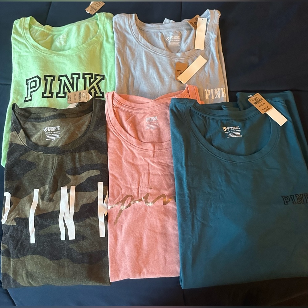 Set of 5 short sleeve tees